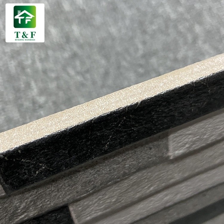 El exterior esmaltó las baldosas cerámicas el color blanco de la mezcla negra 20 x 40