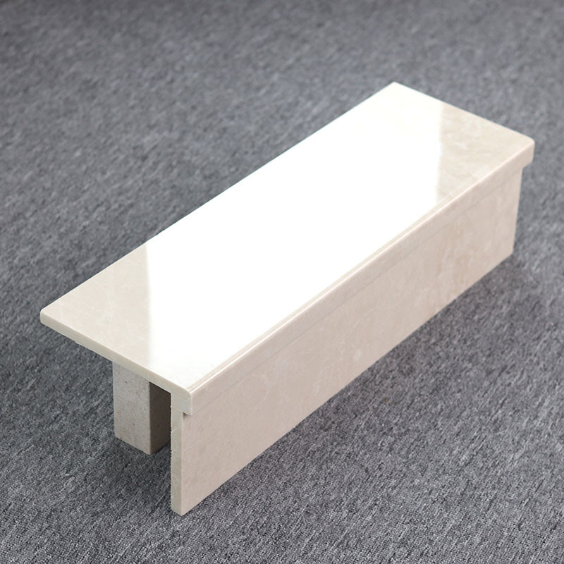 Absorciones de agua decorativa de las escaleras de mármol interiores amarillas claras 0,5%