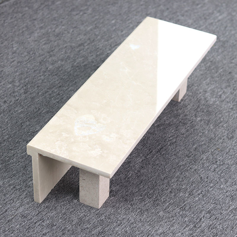 Absorciones de agua decorativa de las escaleras de mármol interiores amarillas claras 0,5%